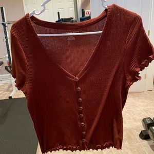 American eagle crop shirt
